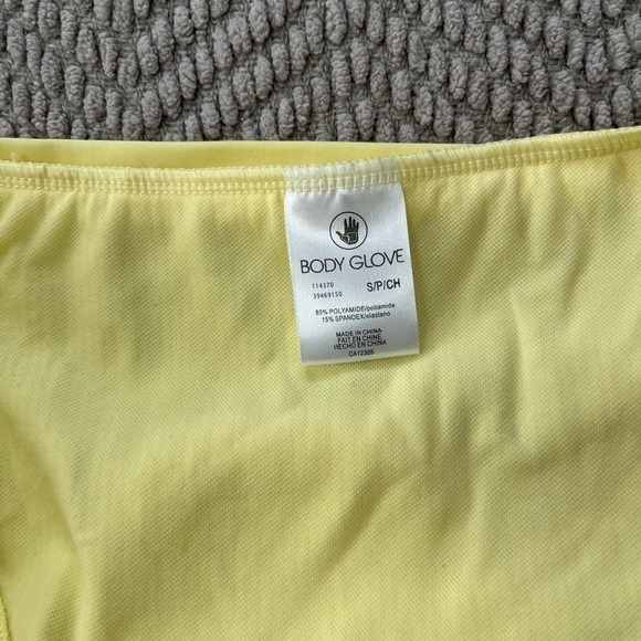 NWT Body Glove Yellow Ribbed High Leg Swimsuit Bottoms - Picture 8 of 10